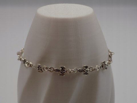 Piękna, srebrna, damska bransoletka - ANIOŁKI srebro 925 biżuteria