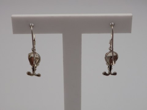 Piękne, damskie, dziecięce, srebrne kolczyki TWETTY srebro 925 biżuteria