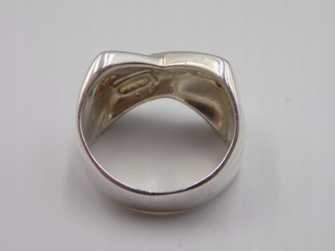 Stary, piękny, damski, srebrny pierścionek roz. 12 srebro VINTAGE biżuteria
