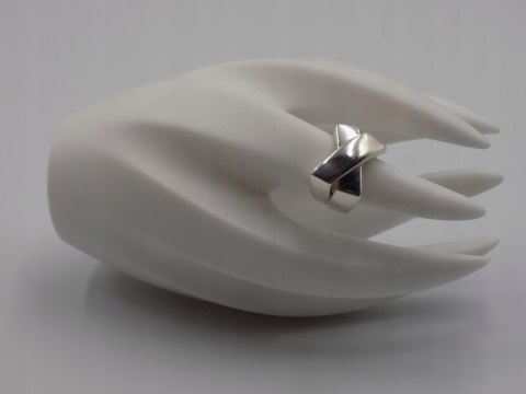 Stary, piękny, damski, srebrny pierścionek roz. 12 srebro VINTAGE biżuteria