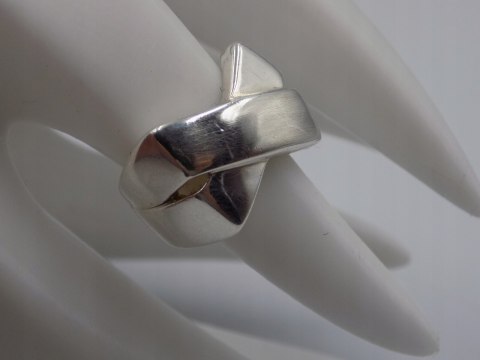 Stary, piękny, damski, srebrny pierścionek roz. 12 srebro VINTAGE biżuteria