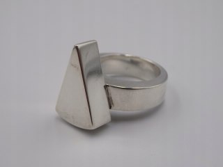 Stary, piękny, masywny srebrny pierścionek roz. 17 srebro VINTAGE biżuteria