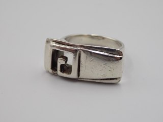 Stary, piękny, srebrny, damski pierścionek roz. 13 srebro VINTAGE biżuteria