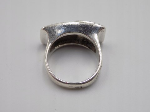 Stary, piękny, srebrny, damski pierścionek roz. 13 srebro VINTAGE biżuteria