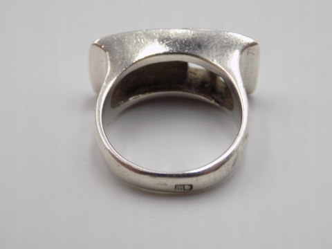 Stary, piękny, srebrny, damski pierścionek roz. 13 srebro VINTAGE biżuteria