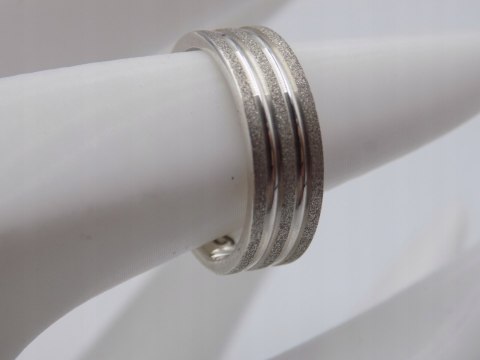 Stary, srebrny, damski, piękny pierścionek/obrączka roz. 9 srebro VINTAGE