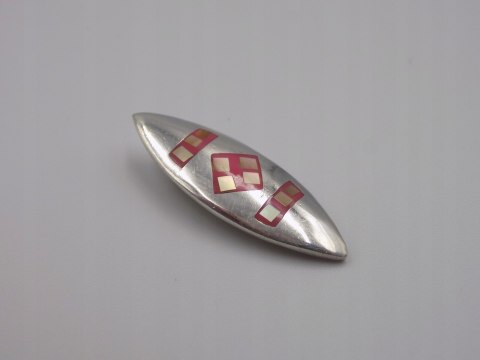 Stary, srebrny, damski wisiorek / zawieszka srebro 925 VINTAGE biżuteria