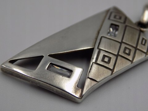 Stary, srebrny, damski wisiorek / zawieszka - srebro 925 VINTAGE biżuteria