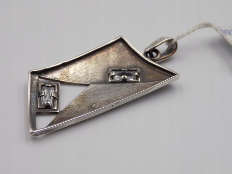 Stary, srebrny, damski wisiorek / zawieszka - srebro 925 VINTAGE biżuteria