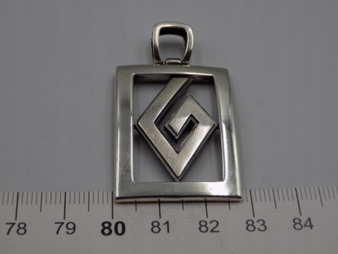 Stary, srebrny, damski, wisiorek/zawieszka srebro 925 VINTAGE biżuteria