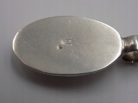 Stary, srebrny, wisiorek / zawieszka CYRKONIA srebro 925 VINTAGE biżuteria