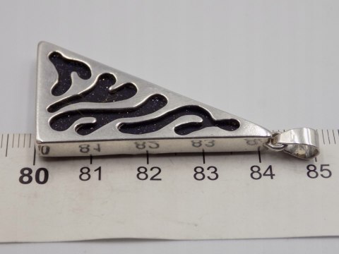 Stary, srebrny, wisiorek/zawieszka NOC KAIRU - srebro 925 VINTAGE biżuteria