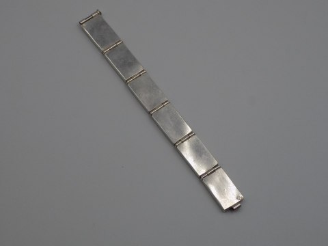 Piękna, stara, damska, srebrna bransoletka WZORKI, PROSTOKĄTY - srebro 925