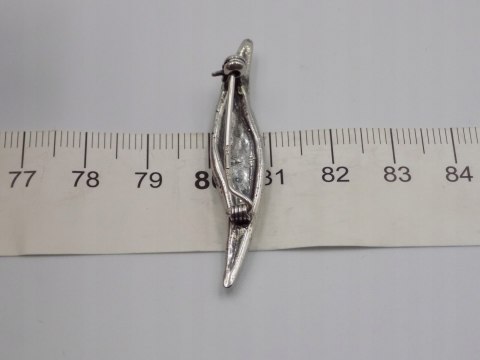 Piękna, stara, damska, srebrna broszka - srebro 925 - VINTAGE