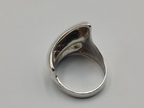 Piękny autorski stary damski srebrny pierścionek r.17 VINTAGE biżuteria
