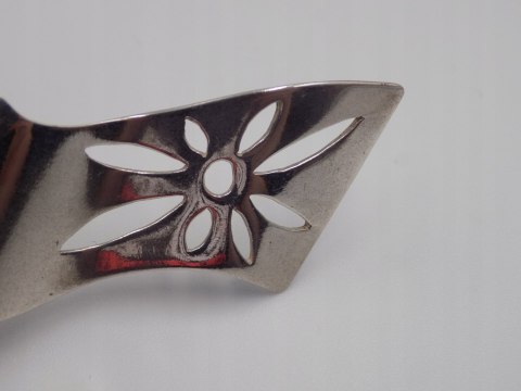 Piękny, damski, srebrny, falisty wisiorek / zawieszka KWIAT - srebro 925