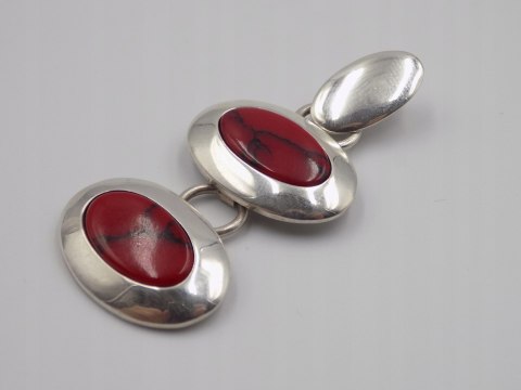 Piękny, damski, srebrny wisiorek / zawieszka KORAL / KORALOWIEC, srebro 925