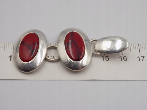 Piękny, damski, srebrny wisiorek / zawieszka KORAL / KORALOWIEC, srebro 925