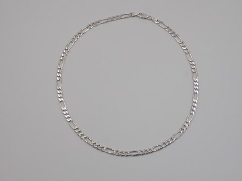 Piękny, srebrny, męski łańcuszek wzór FIGARO srebro 925 - 50 cm; 22,60 g.