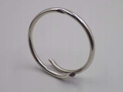 Stara, piękna, damska srebrna bransoletka KOŁO BANGLA srebro 925 biżuteria