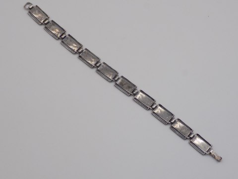 Stara, piękna, damska, srebrna bransoletka ZWIERZĄTKA - srebro 925 Vintage