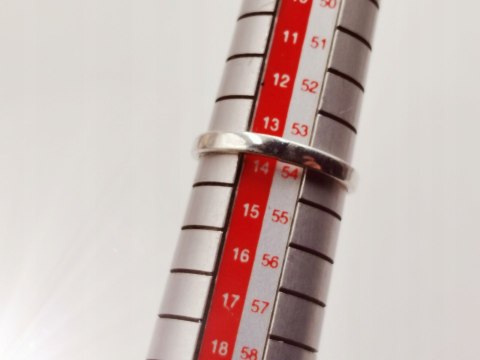 Piękny srebrny damski pierścionek BURSZTYN roz. 13/14 biżuteria srebro 925